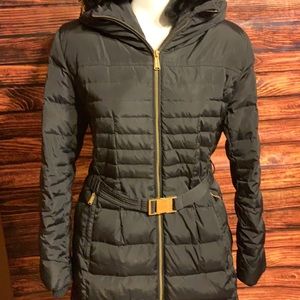 Michael Michael Kors black down filled winter coat 💎 warm with removable hood